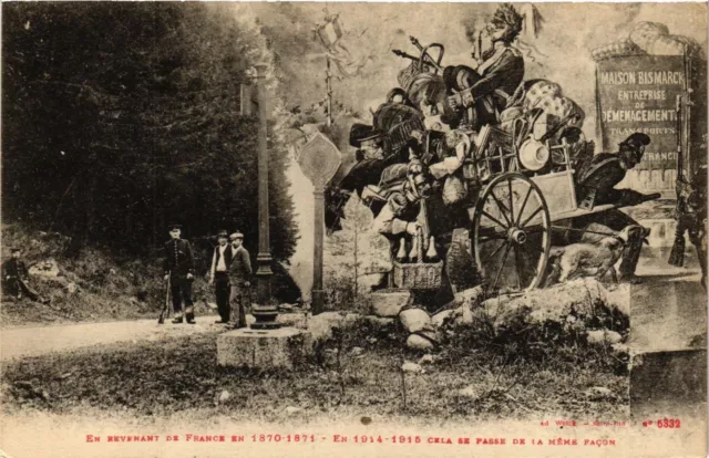 CPA AK Militaire En revenant de France en 1870-1871 (362438)