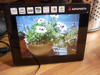 AgfaPhoto AF 6071 pshr CORNICE DIGITALE 7" 18CM GRATIS P&P 