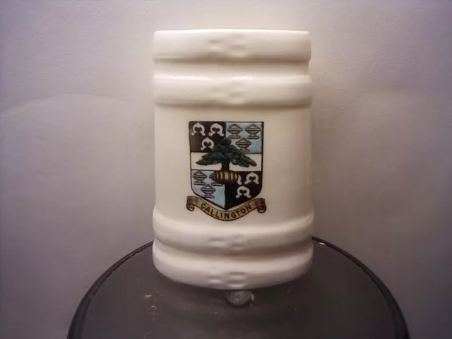 Callington crested china Milk Pot 8 cm Goss