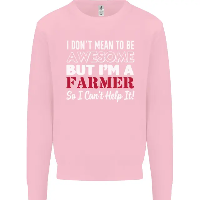 Felpa maglione da uomo I Dont Mean to Be but Im a Farmer Tractor 12