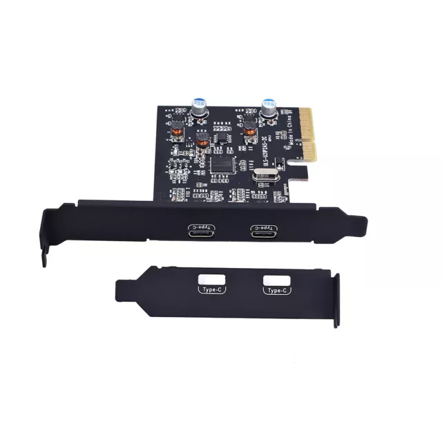 PCIE TO TYPE-C Expansion Card 10Gbps USB3.1 Type-C x 2 PCI-E Adapter Card