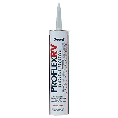 Geocel 28101V Flex White RV Flexible Sealant - 10 oz. GC28101