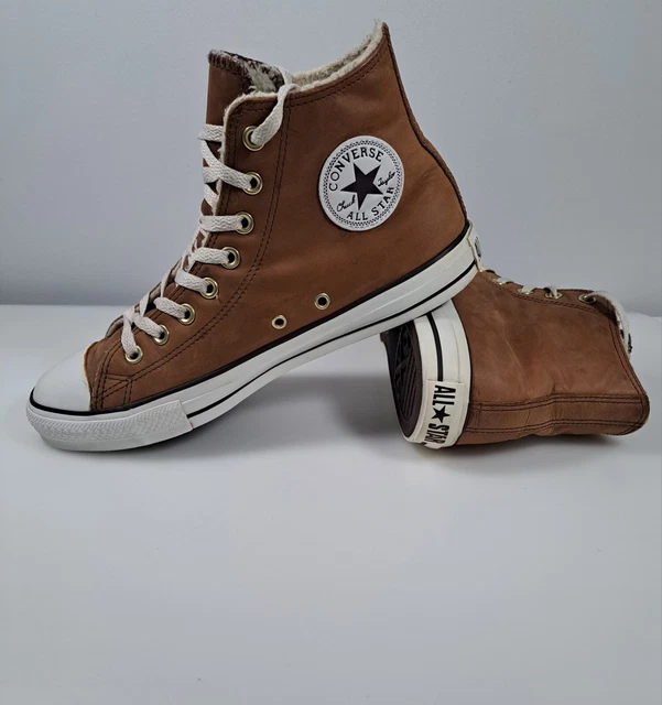 Converse cuoio on sale