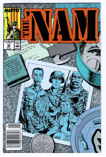 THE 'NAM #26 in VF/NM conditrion a 1989 Marvel war comic