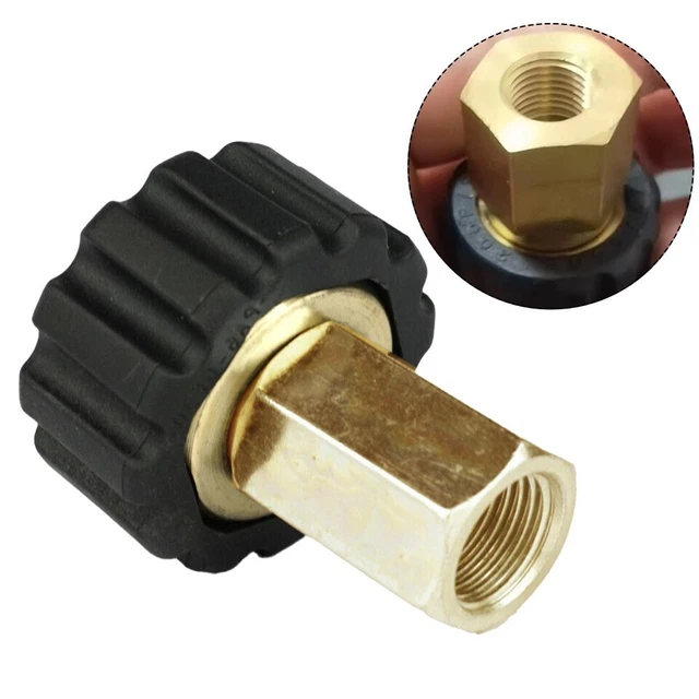 Raccord M22 Femelle 14mm Mâle Adaptateur Laiton M22 Femelle Vers 14mm Mâle - Pour Nettoyeur Haute Pression, Connexion Métrique War Of The Worlds