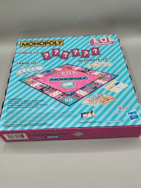 Monopoly Lol Surprise - L.o.l. Board Game - Collector - New 3