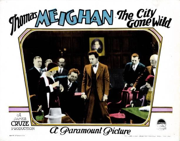 THE CITY GONE Wild Lobby Card Louise Brooks Thomas Meighan 1927 Old