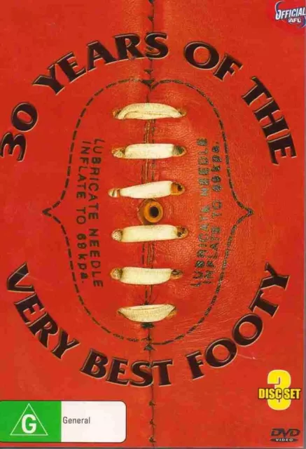 30 Years of the Very Best Footy - 70's 80's 90's - 3 Disc DVD