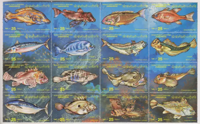 Pesce Libia Non Timbrato 2599