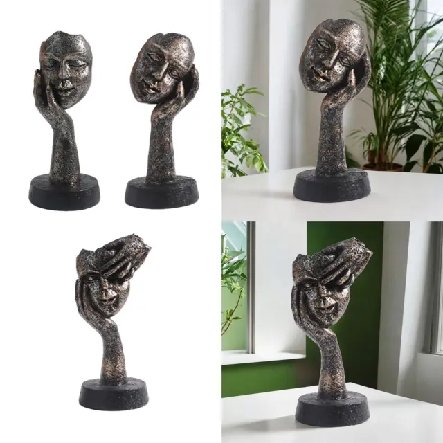 Figure abstraite artisanat figurine à collectionner pour bibliothèque maison