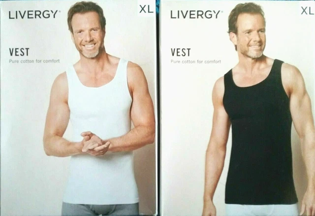 LIVERGY MEN COTTON Rich Skin Friendly Sleeveless Tank Top Gym All
