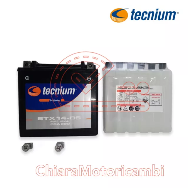 BATTERIA YTX14-BS 12V 12Ah TRIUMPH DAYTONA IE CENTENNIAL (Monobraccio) 955 2002