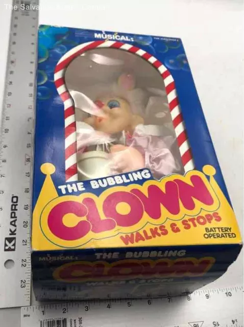 The Bubbling Clown Walks & Stops Battery-Operated Figure Including Bubble Bottle