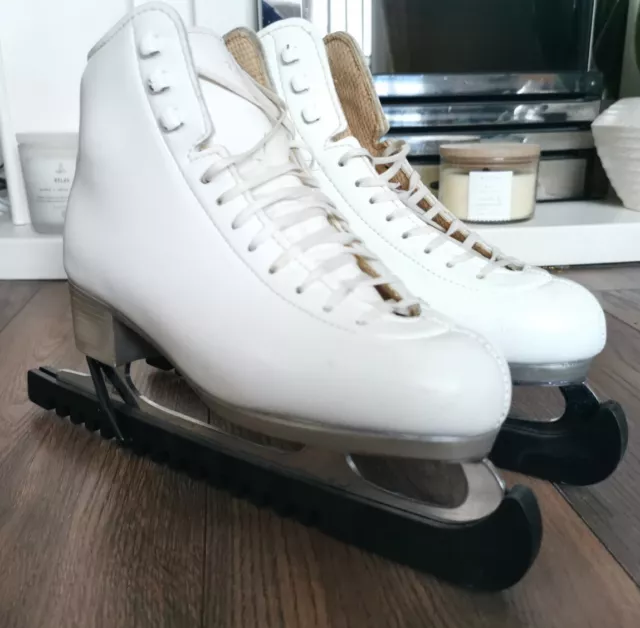 Women's Belati Ice Skates (Size 39) John Wilson Blade's - Tongues Have Wear