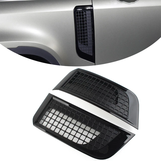 2x parafango laterale anteriore coperchio sfiato griglia adatto per Land Rover Defender L663 90 110 20-23