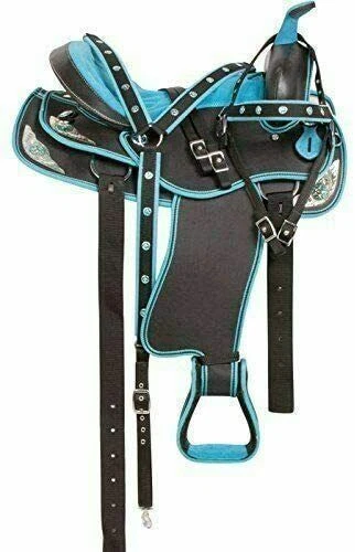 Nouvelle taille de selle de cheval synthétique Western Barrel Racing (10 "à...