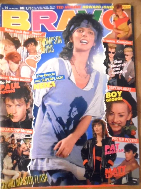 BRAVO  14 - 1984 D Nena Alphaville Boy George Ted Nugent Pat Benatar Paul Young