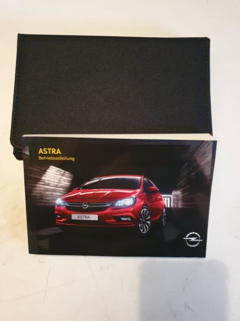 Bordmappe Bedienungsanleitung Opel Astra K original deutsch gebraucht