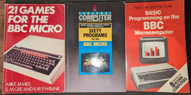 (X3) ACORN BBC Micro BASIC - Games Programming Books Paperback SEEN PIX ...