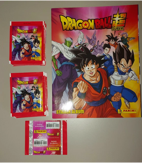 Album Stickers Dragon Ball Z Panini – Blister + 5 Pochettes, Démarrage