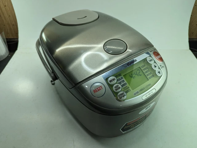 Zojirushi NP-HBC10 Induction Heat System Rice Cooker Warmer - Tested Please Read
