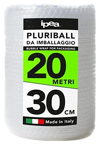 IPEA Rouleau Papier Film à Bulles pour l'Emballage et l'Expédition - 20 Mètre...