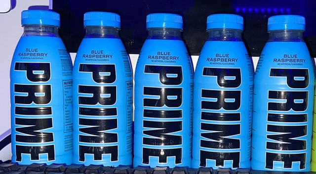 PRIME HYDRATION ENERGY Drink - Blue Raspberry, 500ml (1 bottle) KSI X ...