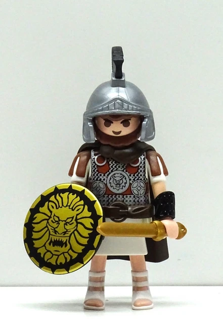Playmobil Alexandre Le Grand + Bukephalos + 4 Macédoniens – Grecque Custom – RARE