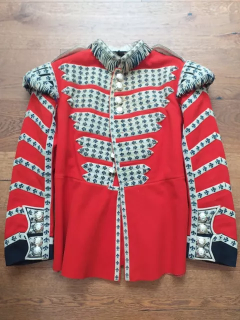 BRITISH ARMY SCOTS Guards Ceremonial Uniform Tunic Jacket Red Royal ...