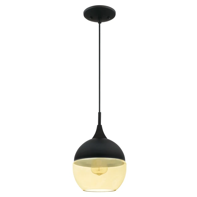 Lustre Plafonnier Suspendu Westinghouse Bonnie - Style Art Déco - Nickel Et Verre Antique - E27