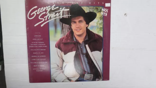 George Strait  Greatest Hits  Album Vinyl Lp  1985  Mca-5567