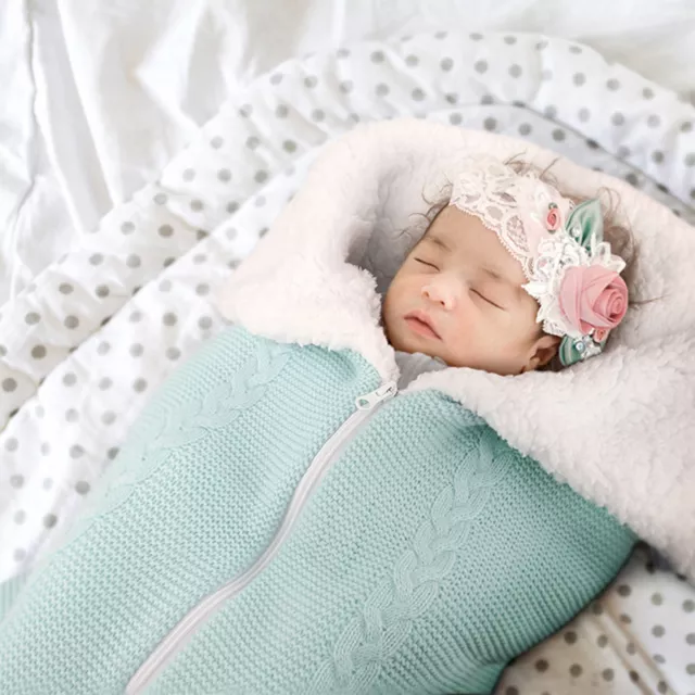 Säugling Schlafsack Plüsch Reißverschluss Reißverschluss Säugling Schlafsack Umschlag
