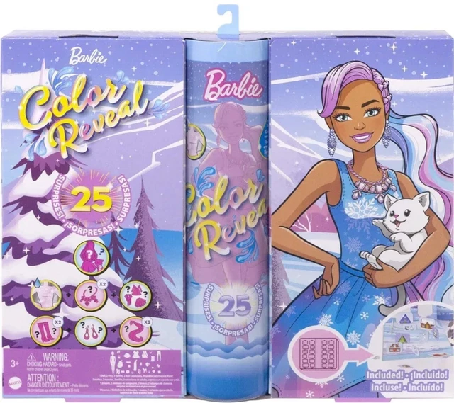 Mattel Barbie Advent Calendar Color Reveal NEW!