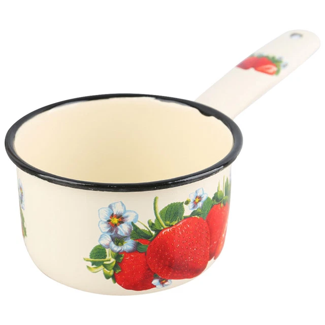 Bol De Soupe Louche À Eau En Émail Mini-chauffage Cuillère À Louche Casserole