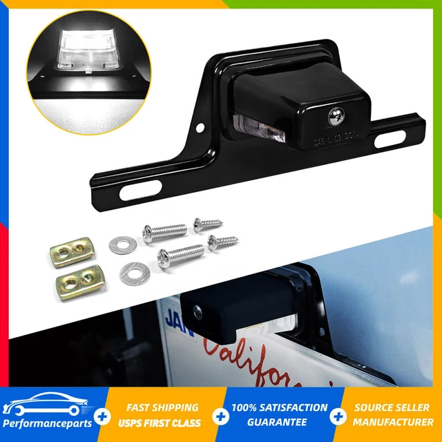 10-30V Bracket Mount LED License Plate Light for Trailer UTV ATV Truck Universal