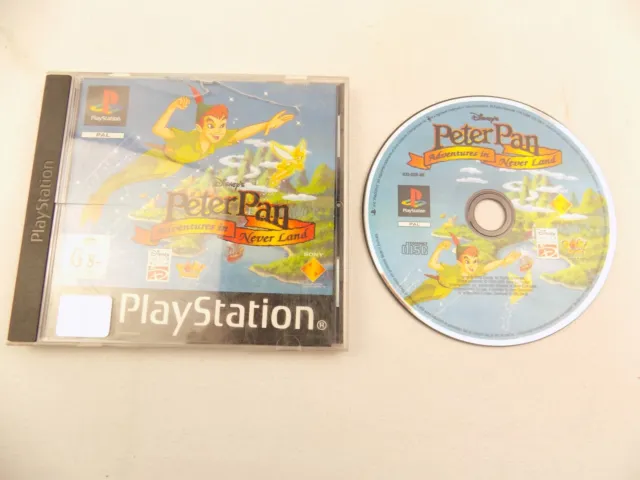 Mint Disc Playstation 1 Ps1 Peter Pan Adventures in Never Land - No Manual - ...