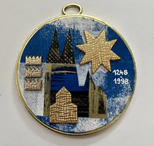 Plakette/Medaille 750 Jahre Hoher Dom zu Köln