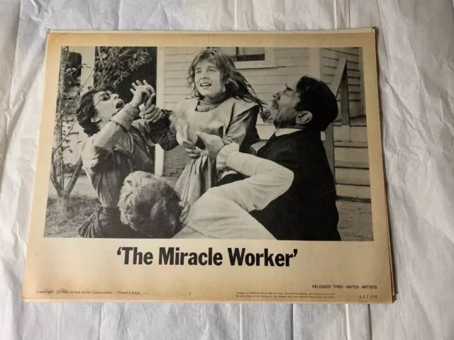 ‘The Miracle Worker’ 1962 Original Set Of 8 Lobby Cards 11X14 United Artists