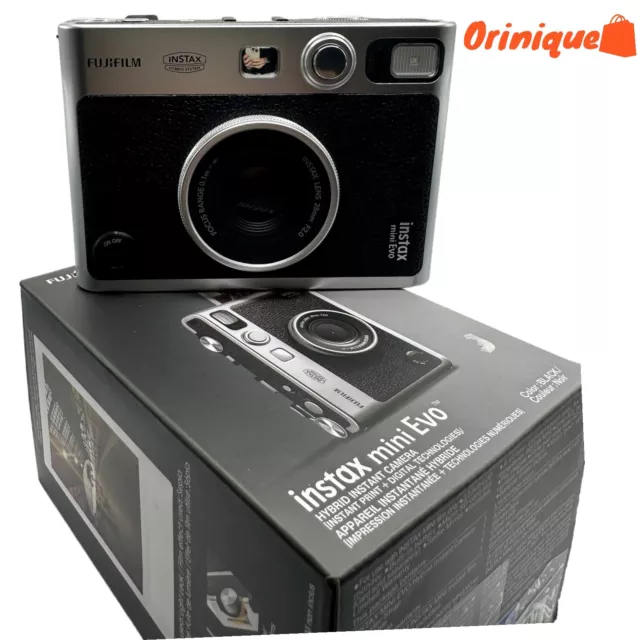 Fujifilm instax mini Evo Hybrid Instant Camera - Black - Free Shipping