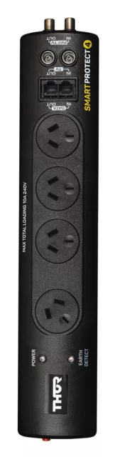 NEW THOR Technologies 4 Outlet Smart Protect Surge Protector E1/45S