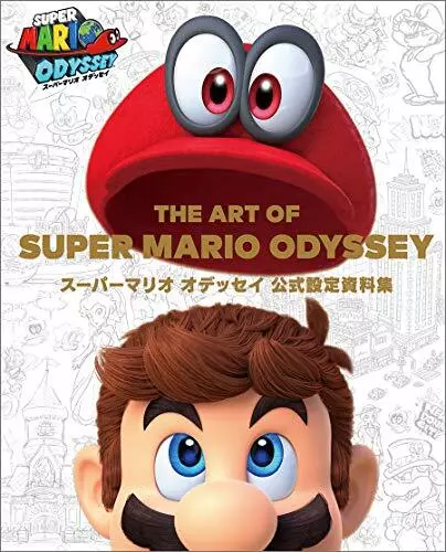 The Art of Super Mario ODYSSEY Art Illustration Guide Book Japanese
