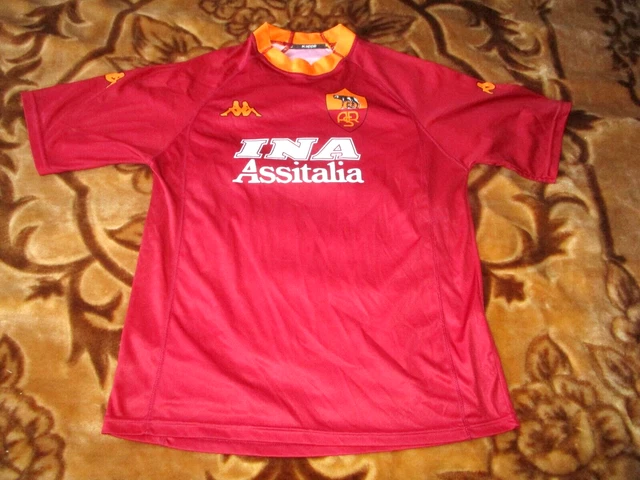 Maillot shirt trikot maglia jersey ancien AS ROMA  2000-2001 KAPPA