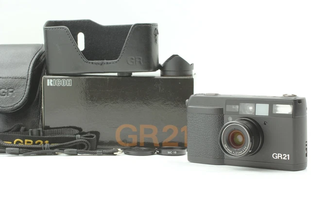 [Almost MINT in Box & Quick Case] Ricoh GR21 Point & Shoot Camera from JAPAN