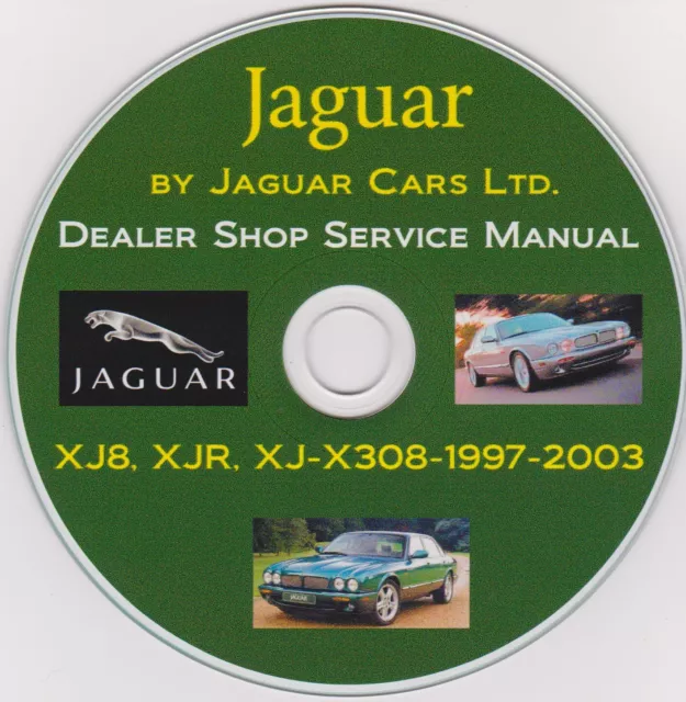 Jaguar XJ8,XJR,XJ-X308 1997-2003 Factory Repair Manual PLUS FBT Extras !