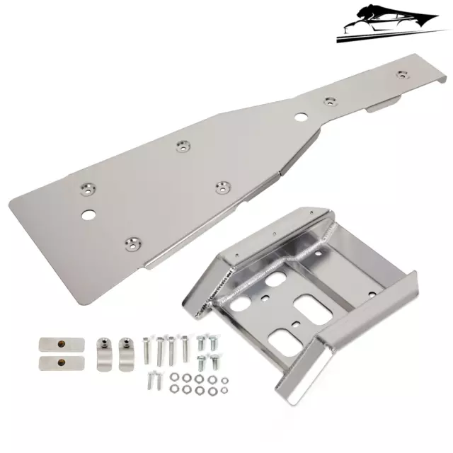 For SUZUKI LTZ400 Full Chassis Glide & Swing Arm Skid Plate Guard Combo