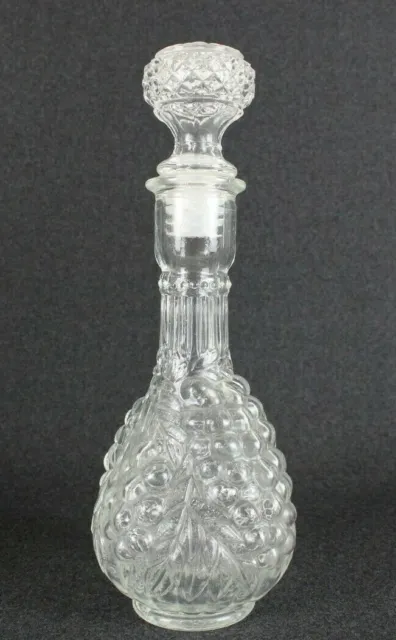 DECANTER Vintage da WHISKY COGNAC BRANDY Bottiglia in vetro a forma di grappolo 2