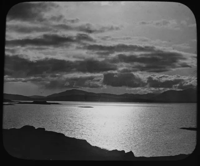 Magic Lantern Slide SOUND OF MULL AND SHEPHERDS HAT C1890 PHOTO SCOTLAND