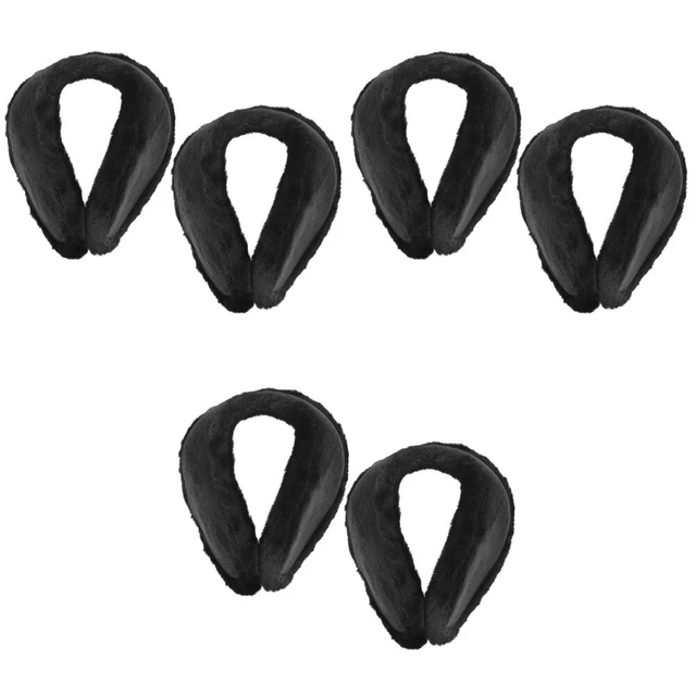 6 Pcs Cache-oreilles Moelleux Boucles D'oreilles Pour Hommes Garder Au Chaud