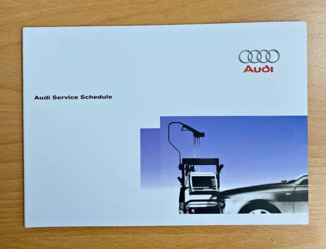 Genuine Audi Service Book All Models A1 A2 A3 A4 A5 A6 A8 S3 S4 S6 Tt Q3 Q5 Q7