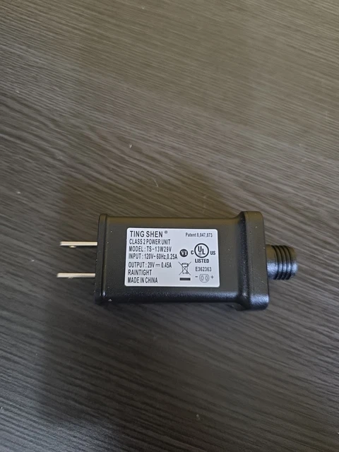 Replacement Power Supply For LED Christmas Tree Lights – DC 29V 0.45A – GT-30V12